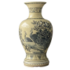 Bình Đại Cát gốm Chu Đậu, họa tiết “Uyên ương khổng tước” vẽ truyền thống, cao 55cm